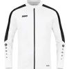 Jako Damen Polyesterjacke Power weiß