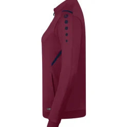 Jako Damen Polyesterjacke Challenge rot-blau