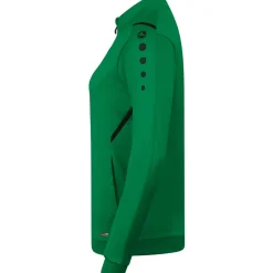 Jako Damen Polyesterjacke Challenge grün-schwarz