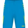 Jako Damen Sporthose Challenge blau-gelb
