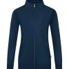 Jako Damen Sweatjacke Doubletex blau