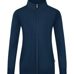 Jako Damen Sweatjacke Doubletex blau