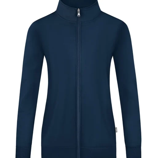 Jako Damen Sweatjacke Doubletex blau