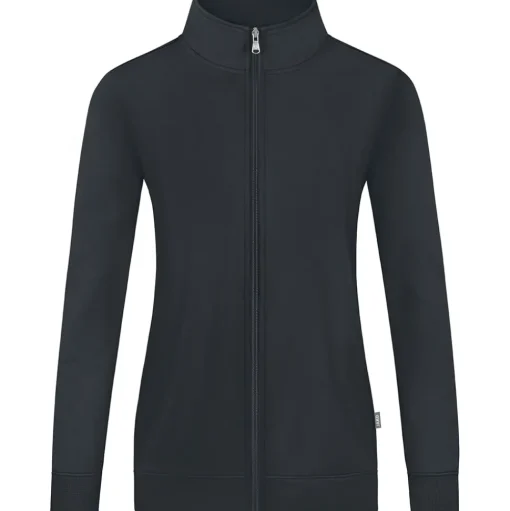 Jako Damen Sweatjacke Doubletex grau