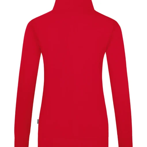 Jako Damen Sweatjacke Doubletex rot