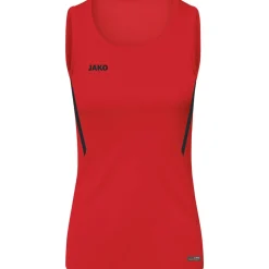 Jako Damen Tanktop Challenge rot-schwarz