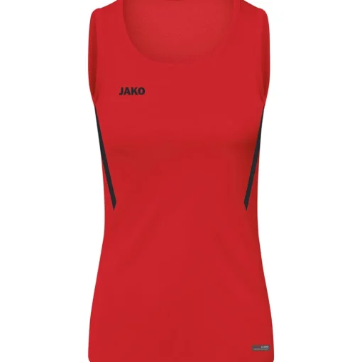 Jako Damen Tanktop Challenge rot-schwarz