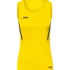 Jako Damen Tanktop Challenge gelb-schwarz