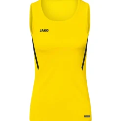 Jako Damen Tanktop Challenge gelb-schwarz