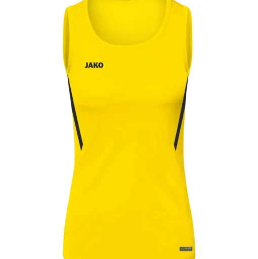 Jako Damen Tanktop Challenge gelb-schwarz