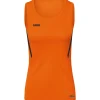 Jako Damen Tanktop Challenge orange-schwarz