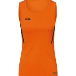 Jako Damen Tanktop Challenge orange-schwarz