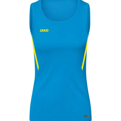 Jako Damen Tanktop Challenge blau-gelb