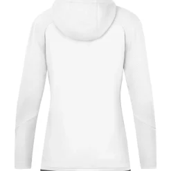 Jako Damen Trainingsjacke mit Kapuze Challenge weiß-grau