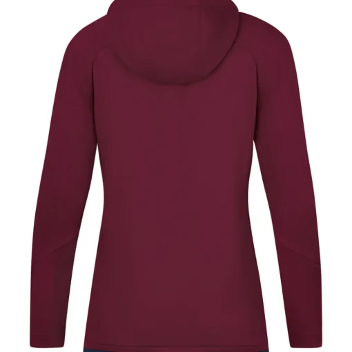 Jako Damen Trainingsjacke mit Kapuze Challenge rot-blau