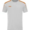 Jako Damen Trikot Power soft grey/neonorange