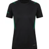 Jako Damen T-Shirt Challenge schwarz-grün