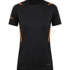 Jako Damen T-Shirt Challenge schwarz-orange