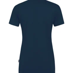 Jako Damen T-Shirt Doubletex blau