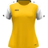 Jako Damen T-Shirt Dynamic Damen gelb-weiß-schwarz