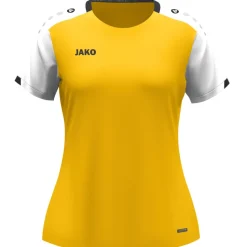 Jako Damen T-Shirt Dynamic Damen gelb-weiß-schwarz