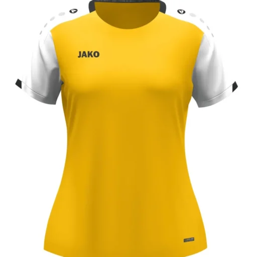 Jako Damen T-Shirt Dynamic Damen gelb-weiß-schwarz