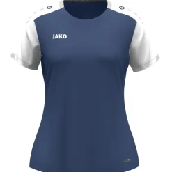Jako Damen T-Shirt Dynamic Damen nachtblau-weiß-hellgrau
