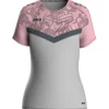Jako Damen T-Shirt Iconic soft grey/dusky pink/anthra light