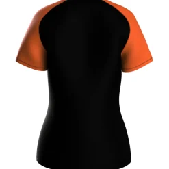 Jako Damen T-Shirt Iconic schwarz/neonorange
