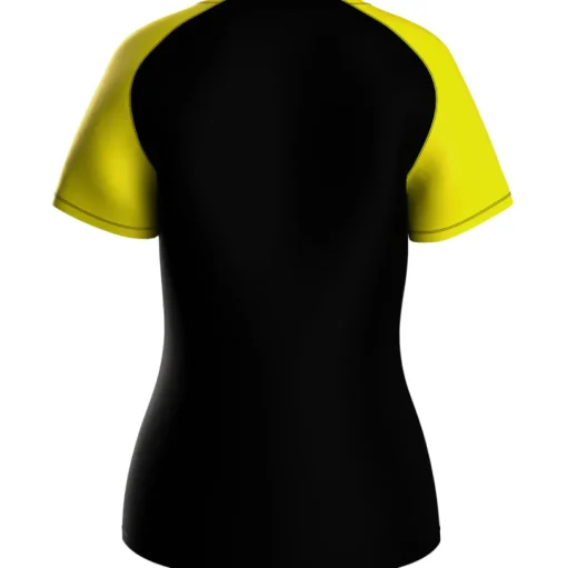 Jako Damen T-Shirt Iconic schwarz/soft yellow