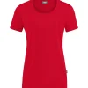 Jako Damen T-Shirt Organic Stretch rot