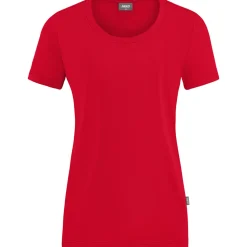 Jako Damen T-Shirt Organic Stretch rot