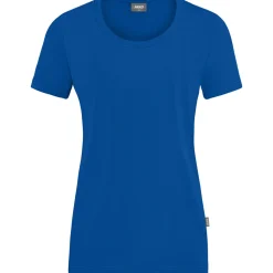 Jako Damen T-Shirt Organic Stretch blau