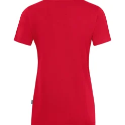 Jako Damen T-Shirt Organic Stretch rot