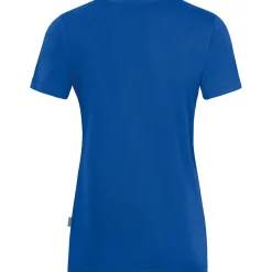 Jako Damen T-Shirt Organic Stretch blau