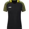 Jako Damen T-Shirt Performance schwarz-gelb