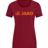 Jako Damen T-Shirt Promo rot-orange