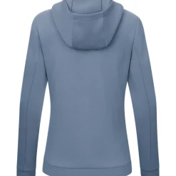 Jako Damen Zip Hoodie Pro Casual smokey blue