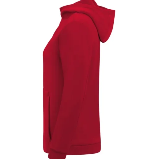Jako Damen Zip Hoodie Pro Casual chili rot