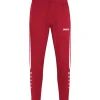 Jako Herren Freizeithose Power rot/weiß