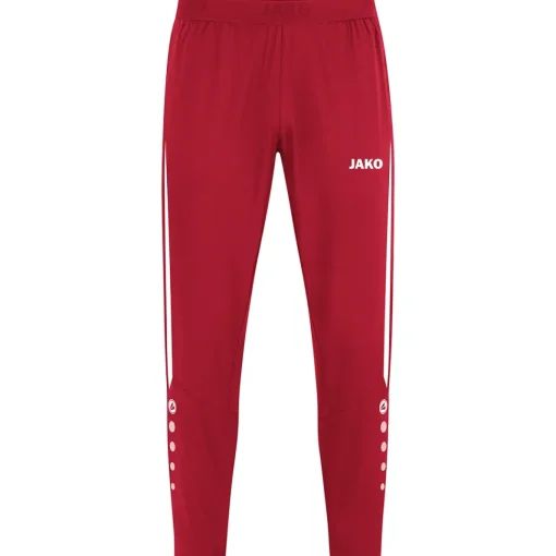 Jako Herren Freizeithose Power rot/weiß