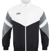 Jako Herren Freizeitjacke Retro schwarz/weiß/steingrau