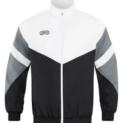 Jako Herren Freizeitjacke Retro schwarz/weiß/steingrau