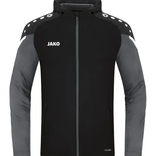 Jako Herren Kapuzenjacke Performance schwarz-grau