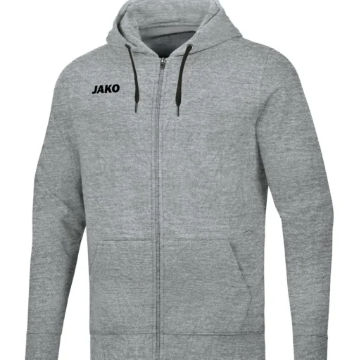 Jako Herren Kapuzenjacke Base grau