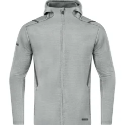 Jako Herren Kapuzenjacke Challenge grau