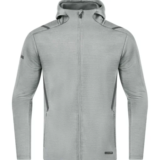 Jako Herren Kapuzenjacke Challenge grau