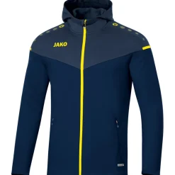 Jako Herren Kapuzenjacke Champ 2.0 blau-gelb