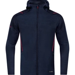 Jako Herren Kapuzenjacke Challenge blau-rot