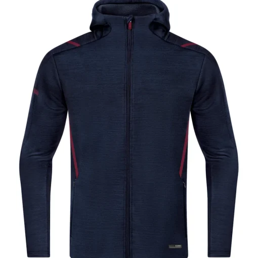 Jako Herren Kapuzenjacke Challenge blau-rot